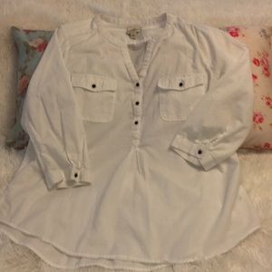 [St. John’s Bay] Cotton 3/4 Sleeve Shirt *FIRM*